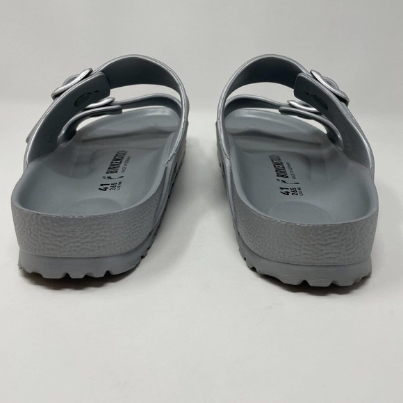 Birkenstock Arizona EVA Sandals Unisex 41 Womens 10 Mens 8 Silver Gray - Picture 5 of 11